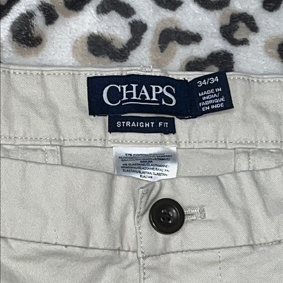 Chaps Cream Chinos - Picture 2 of 8